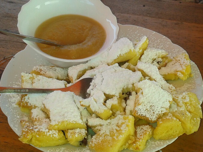 Kaiserschmarrn auf der Dandl Alm