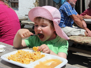 Hochfellnfest 2015, Kaiserschmarrn auf dem Hochfelln