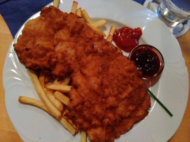 Wiener Schnitzel beim Häusler in Ruhpolding