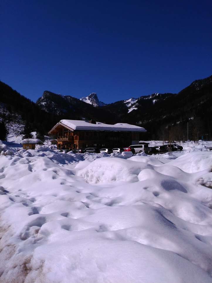 Zirmbergalm Ruhpolding im Schnee